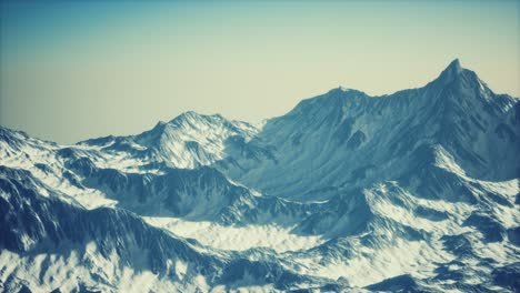 Luftaufnahme-Der-Alpen-Im-Schnee